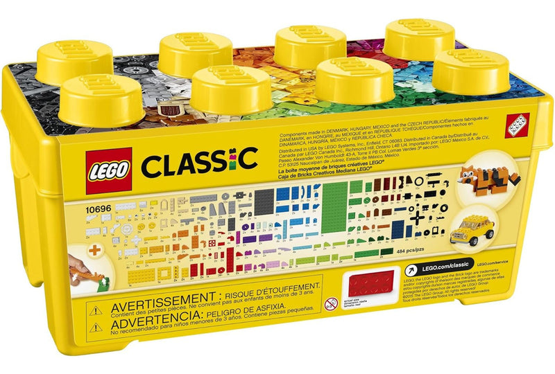 Lego Classic Medium Caja De Ladrillos con 484 piezas