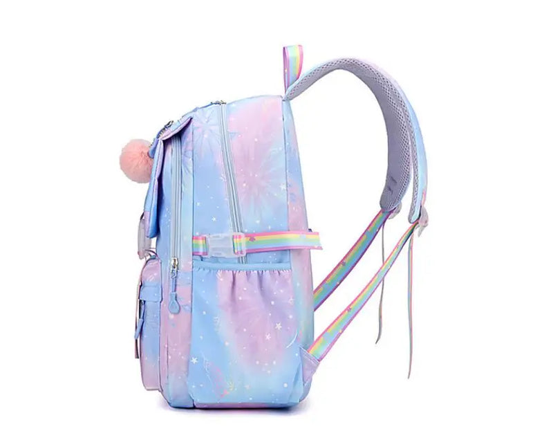 Mochila impermeable de gran capacidad de Lilo y Stitch para la escuela