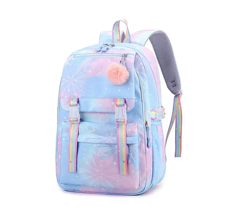 Mochila impermeable de gran capacidad de Lilo y Stitch para la escuela